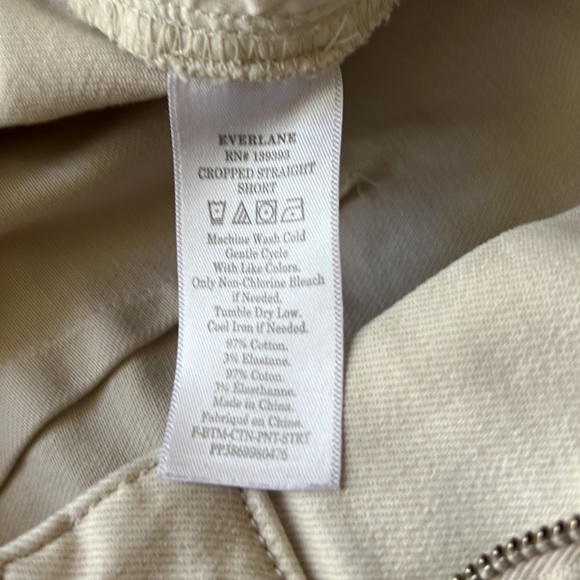 Everlane straight leg crop pant, size 00 - Picture 8 of 8